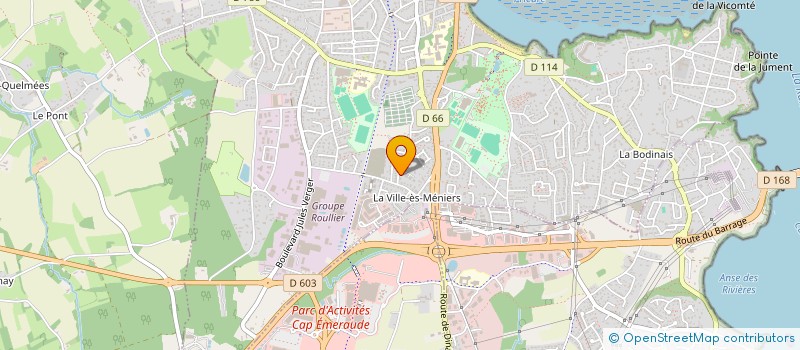 localisation de l'entreprise MADAME PAULINE CHAUVEAU  DINARD