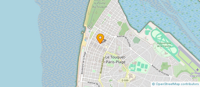 localisation de l'entreprise MADAME PAULINE CHEBLAL  LE TOUQUET-PARIS-PLAGE