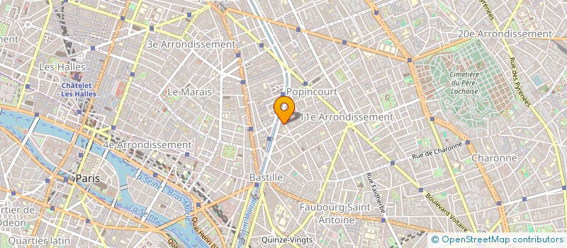 localisation de l'entreprise MADAME PAULINE CHENEAU  PARIS