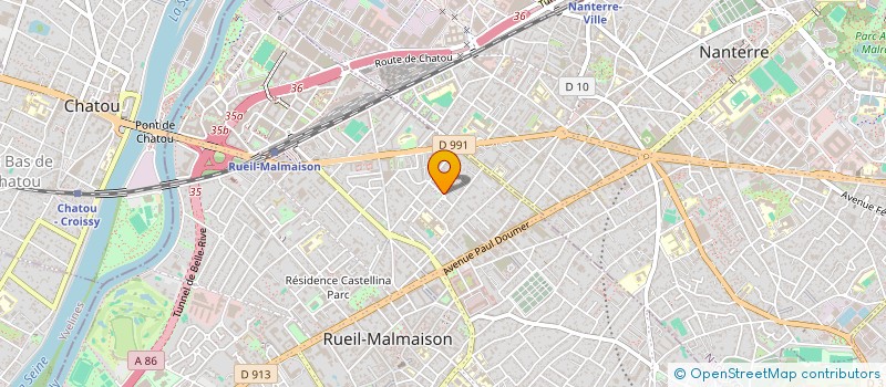 localisation de l'entreprise MADAME PAULINE CHERET à RUEIL-MALMAISON