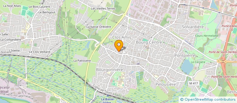 localisation de l'entreprise MADAME PAULINE CHEVALIER  SAINT-HERBLAIN