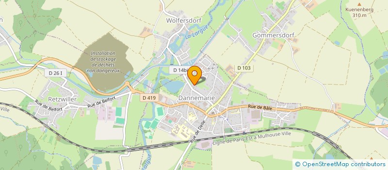 localisation de l'entreprise MADAME PAULINE CHEVALLOT  MERSUAY