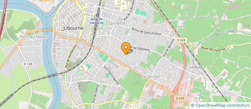 localisation de l'entreprise MADAME PAULINE CHRISTOPHE à LIBOURNE