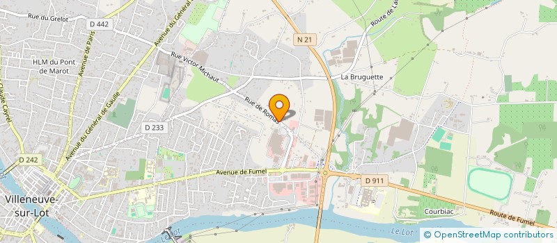 localisation de l'entreprise MADAME PAULINE CIANFARANI  VILLENEUVE-SUR-LOT