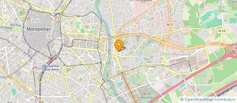 localisation de l'entreprise MADAME PAULINE CLERGEAU à MONTPELLIER