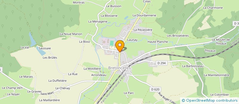 localisation de l'entreprise MADAME PAULINE COLAS à BRETONCELLES