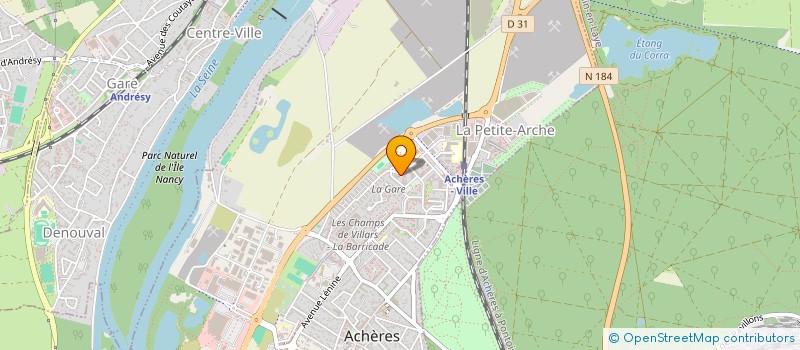 localisation de l'entreprise MADAME PAULINE COLLIN  ACHERES