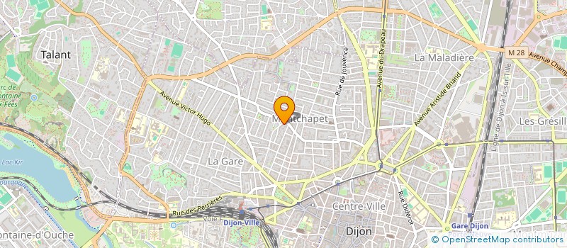 localisation de l'entreprise MADAME PAULINE COLTIER  DIJON