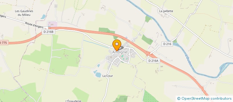 localisation de l'entreprise MADAME PAULINE COMTE  LE LION D'ANGERS