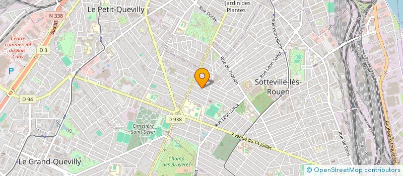 localisation de l'entreprise MADAME PAULINE COMTESSE  SOTTEVILLE-LES-ROUEN