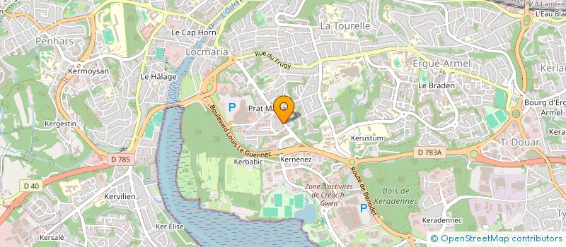 localisation de l'entreprise MADAME PAULINE CONAN  QUIMPER