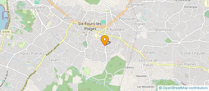 localisation de l'entreprise MADAME PAULINE CONTE à SIX-FOURS-LES-PLAGES