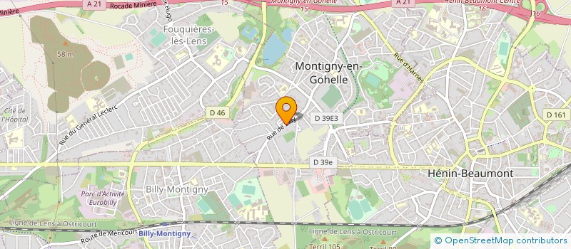 localisation de l'entreprise MADAME PAULINE CORAILLER  MONTIGNY-EN-GOHELLE