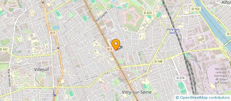 localisation de l'entreprise MADAME PAULINE CORAZZA à VITRY-SUR-SEINE