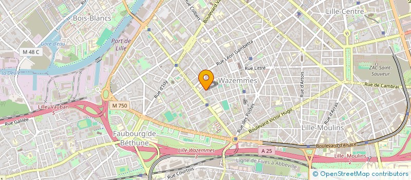 localisation de l'entreprise MADAME PAULINE CORBEAU à LILLE