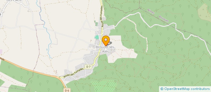 localisation de l'entreprise MADAME PAULINE CORONA  BROUZET-LES-ALES