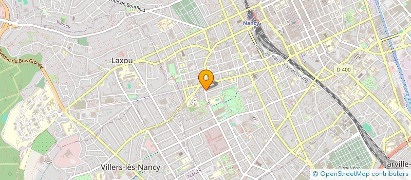 localisation de l'entreprise MADAME PAULINE COSSERAT  NANCY