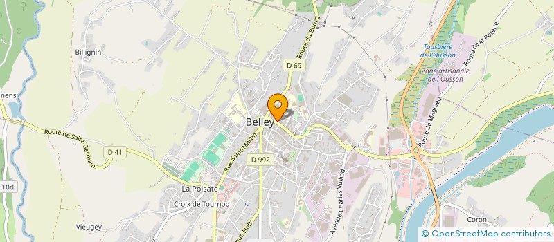 localisation de l'entreprise MADAME PAULINE COTE à BELLEY