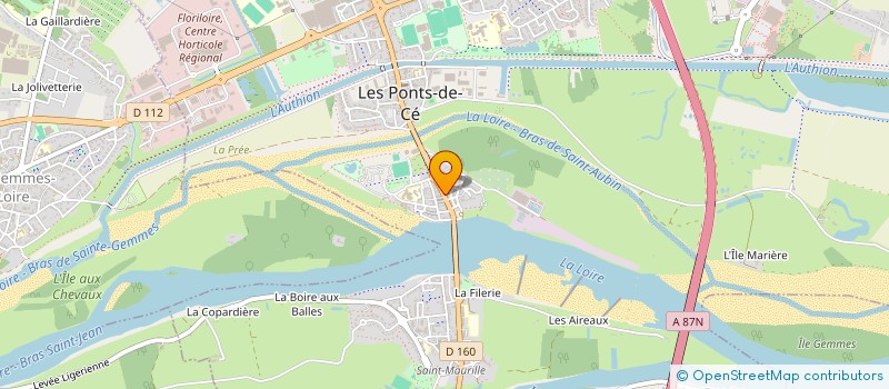 localisation de l'entreprise MADAME PAULINE COUAILLIER à LES PONTS-DE-CE