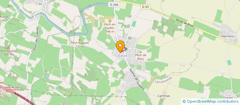 localisation de l'entreprise MADAME PAULINE COUCHAUX  BELVEZE-DU-RAZES