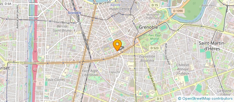 localisation de l'entreprise MADAME PAULINE COUDOUR  GRENOBLE