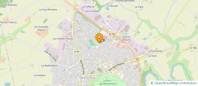 localisation de l'entreprise MADAME PAULINE COULON  BEAUPREAU-EN-MAUGES