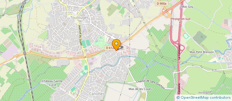 localisation de l'entreprise MADAME PAULINE COURBOT  CANOHES