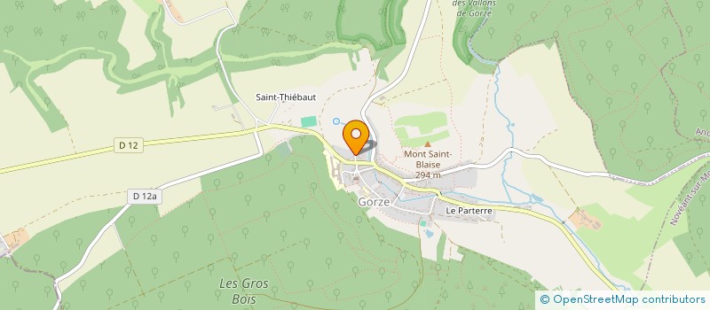 localisation de l'entreprise MADAME PAULINE COURTIN à GORZE