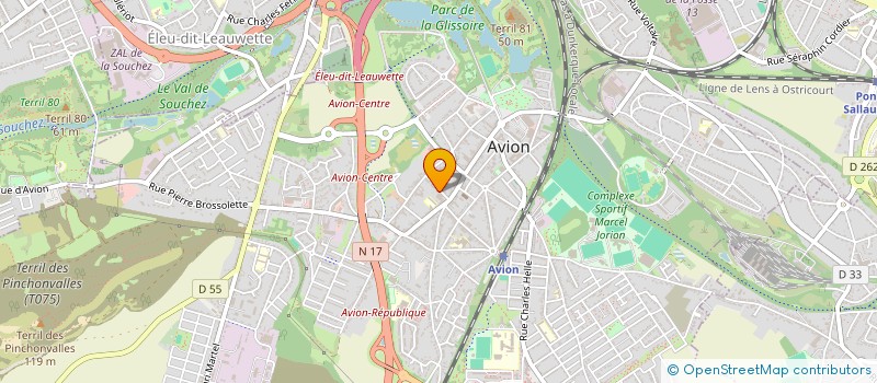 localisation de l'entreprise MADAME PAULINE COUSIN  AVION