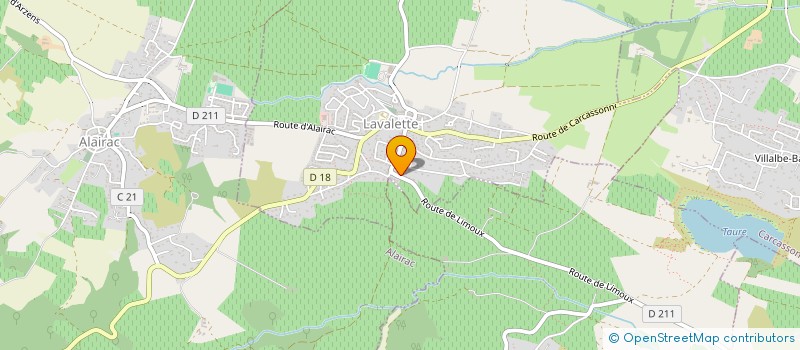 localisation de l'entreprise MADAME PAULINE COUSSINOUX  LAVALETTE