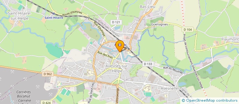 localisation de l'entreprise MADAME PAULINE COUVREUR  AVESNES-SUR-HELPE