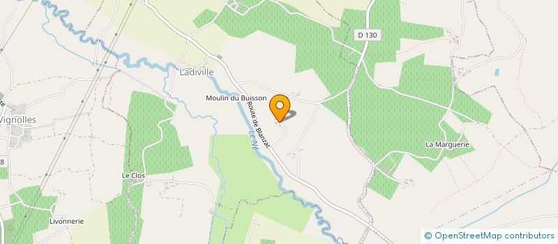 localisation de l'entreprise MADAME PAULINE COVRE-SANGLA  LADIVILLE