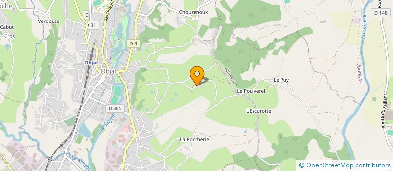 localisation de l'entreprise MADAME PAULINE CREMOUX  OBJAT