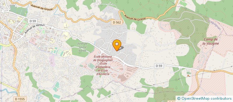 localisation de l'entreprise MADAME PAULINE CRESSENT  DRAGUIGNAN