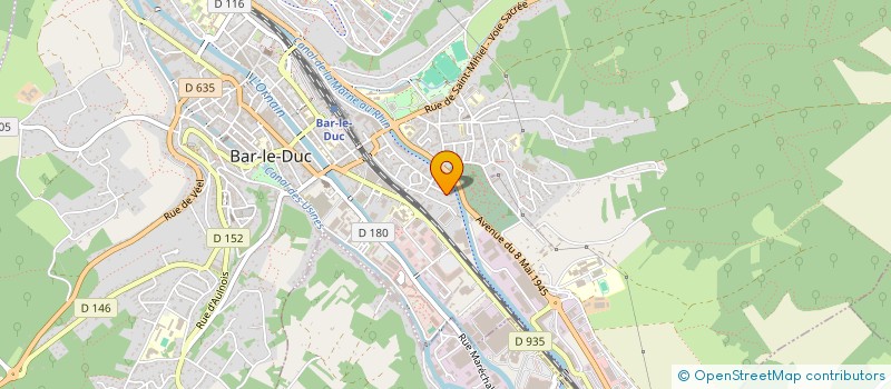 localisation de l'entreprise MADAME PAULINE CRIGNY à BAR-LE-DUC