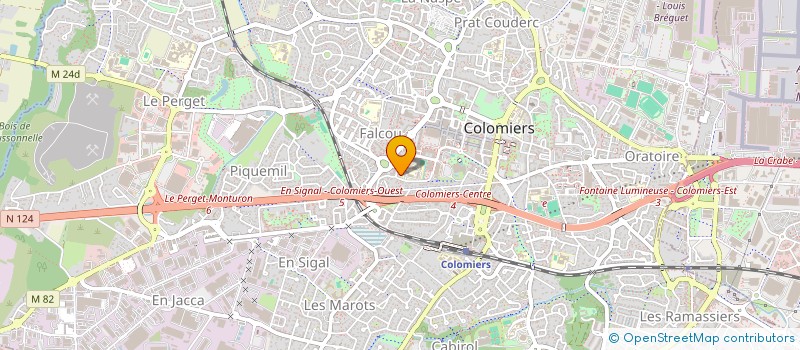 localisation de l'entreprise MADAME PAULINE CUQ à COLOMIERS