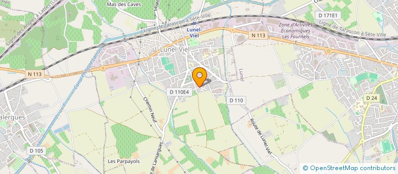 localisation de l'entreprise MADAME PAULINE CURA à LUNEL-VIEL
