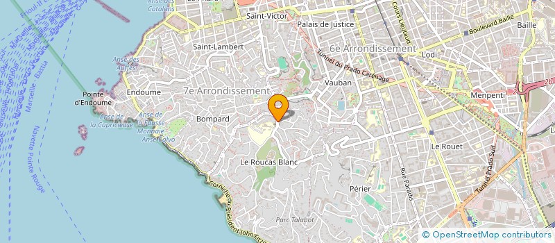 localisation de l'entreprise MADAME PAULINE CURNIER à MARSEILLE