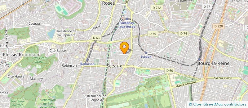localisation de l'entreprise MADAME PAULINE D'ORIVAL à SCEAUX