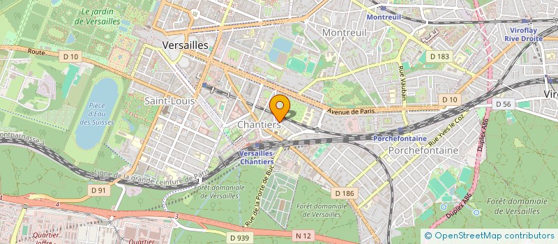 localisation de l'entreprise MADAME PAULINE DACQUAY à VERSAILLES