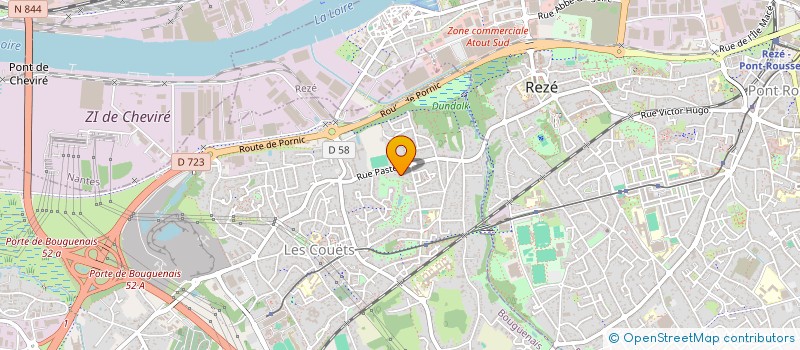 localisation de l'entreprise MADAME PAULINE DANET à BOUGUENAIS