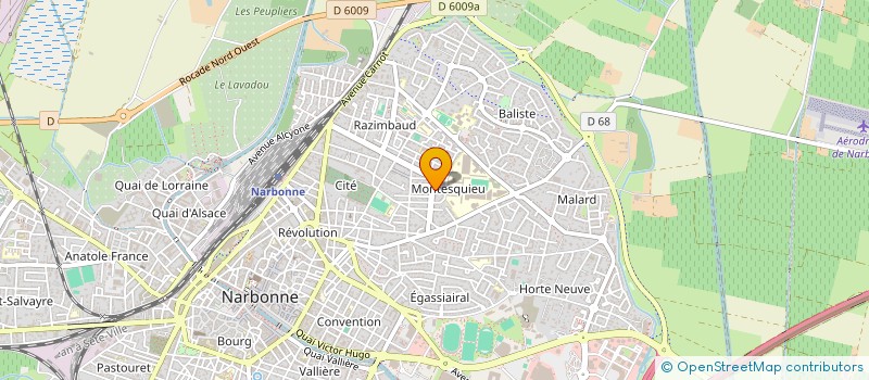 localisation de l'entreprise MADAME PAULINE DANIELLE GONZALEZ à NARBONNE