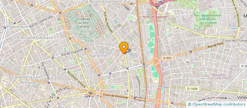 localisation de l'entreprise MADAME PAULINE DAP  PARIS