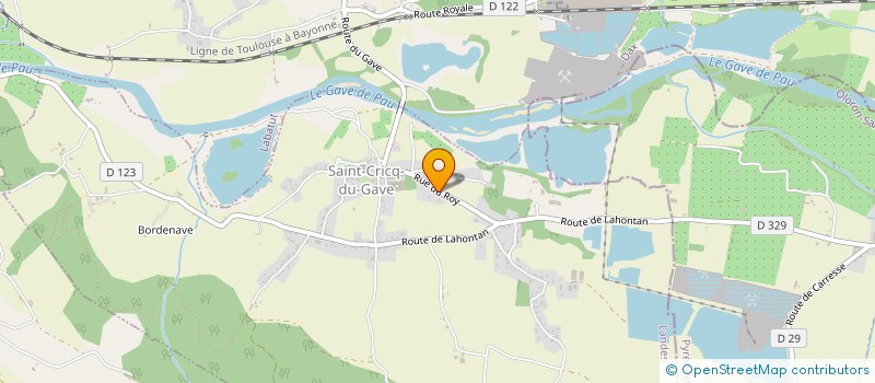 localisation de l'entreprise MADAME PAULINE DARMENDRAIL  VILLEFRANQUE