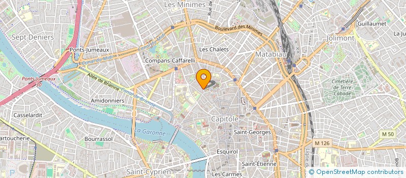 localisation de l'entreprise MADAME PAULINE DASTE  TOULOUSE