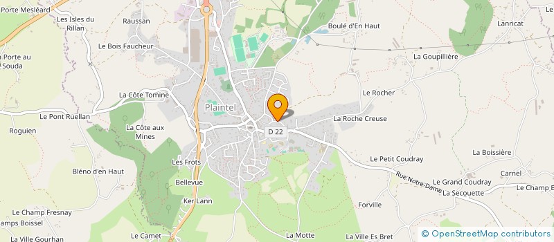 localisation de l'entreprise MADAME PAULINE DAVY  PLAINTEL