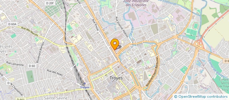 localisation de l'entreprise MADAME PAULINE DAYOT à TROYES