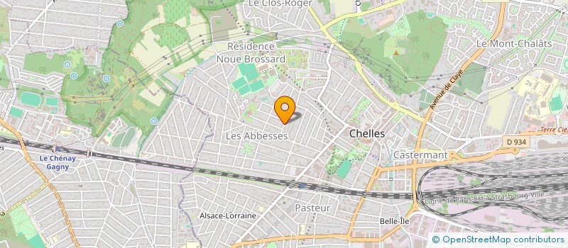 localisation de l'entreprise MADAME PAULINE DE ARAUJO  CHELLES