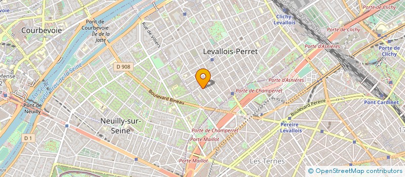localisation de l'entreprise MADAME PAULINE DE BOUVET à LEVALLOIS-PERRET