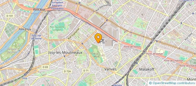 localisation de l'entreprise MADAME PAULINE DE LA FOREST DIVONNE à VANVES